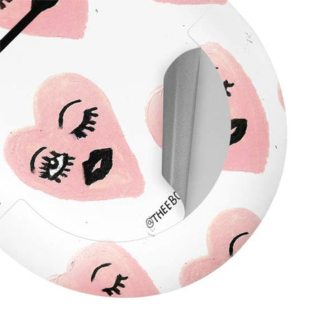Bouffants and Broken Hearts Winking Hearts Google Pixel Buds Skin